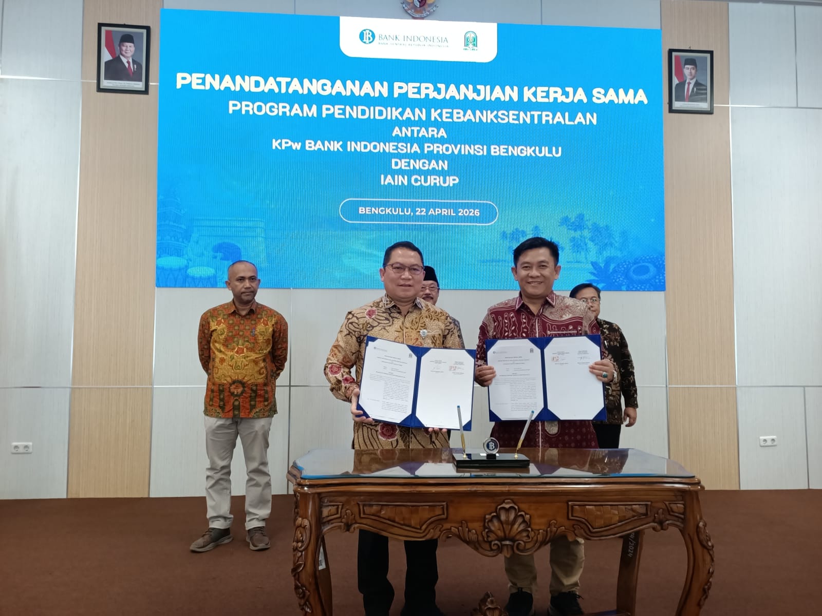 Pelaksanaan Perjanjian Kerja Sama Program Pendidikan Kebanksentralan dan Kuliah Umum Bank Indonesia Tahun 2026