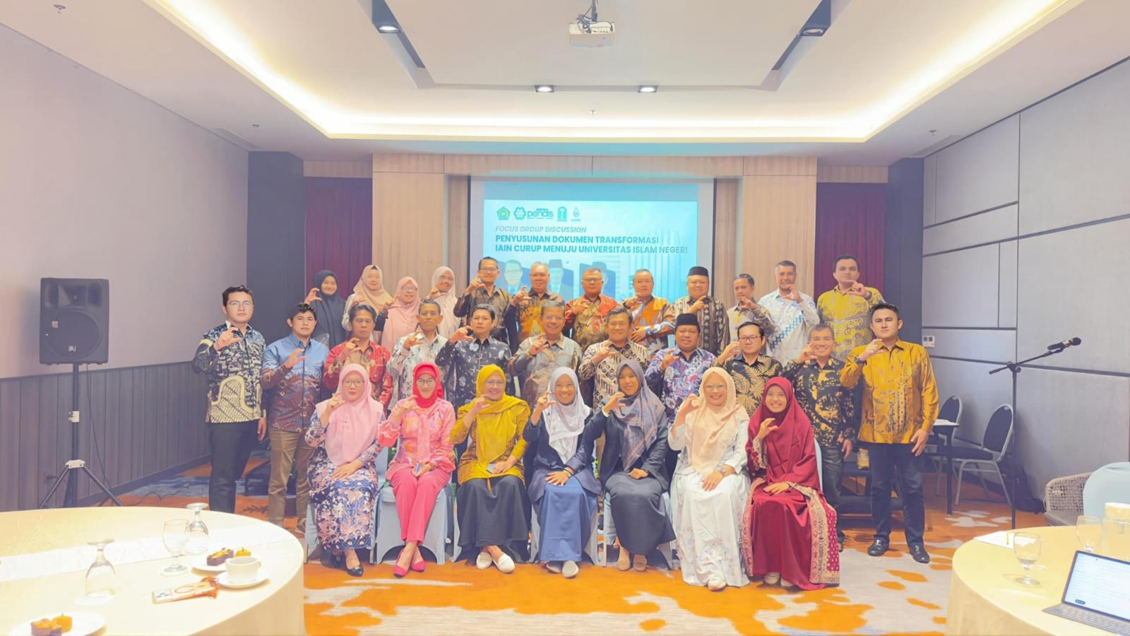 IAIN Curup Serius Bertransformasi Menjadi UIN, Gelar FGD Penyusunan Dokumen Transformasi di Hotel Mercure Bengkulu 