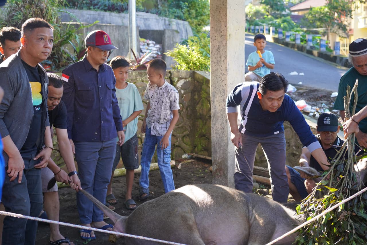 IAIN Curup Sembelih 7 Ekor Hewan Qurban dan Dorong Tradisi Gotong Royong