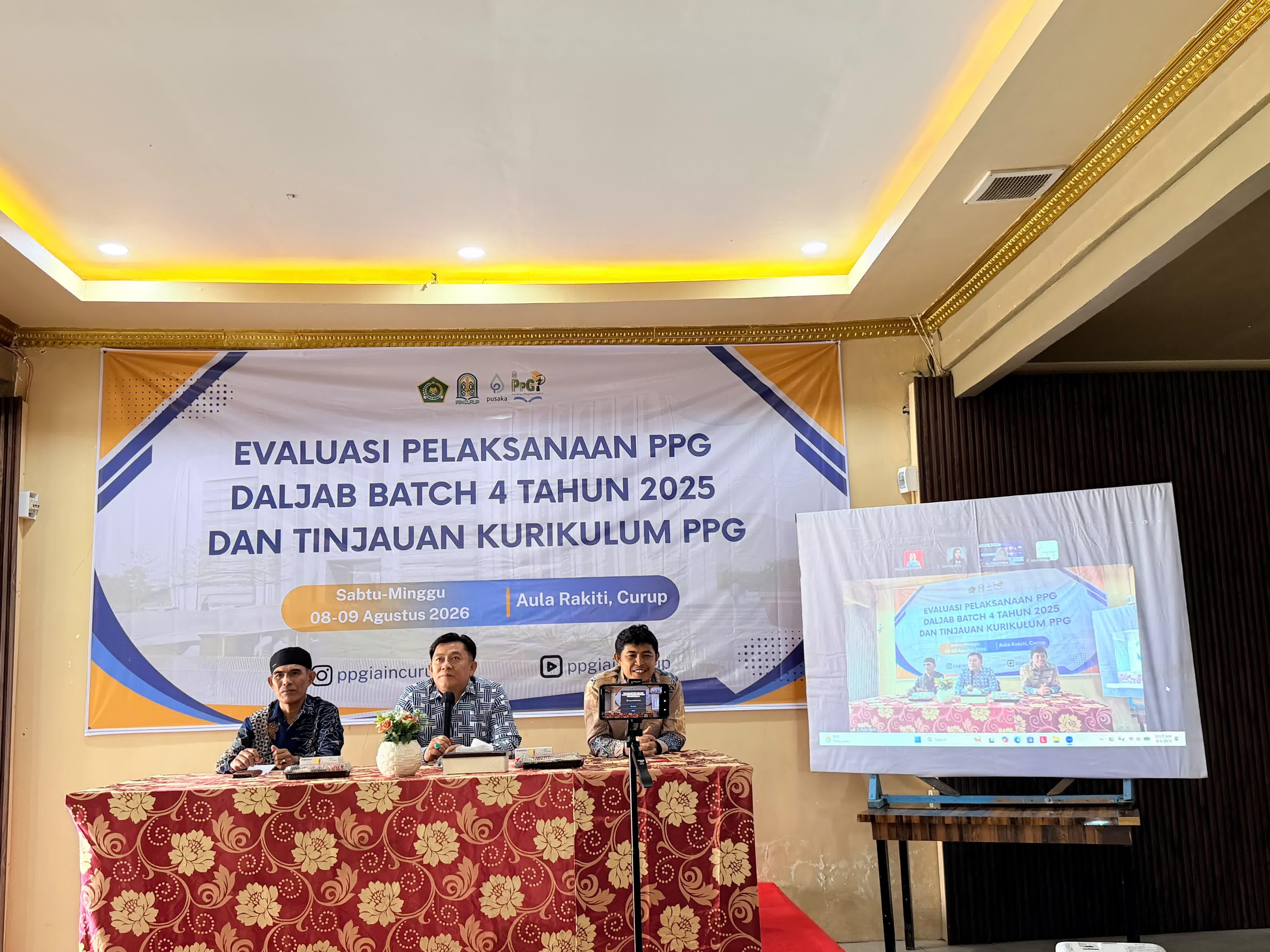 Perkuat Mutu Pendidikan Profesi Guru, IAIN Curup Evaluasi Daljab Batch 4 dan Tinjau Kurikulum PPG