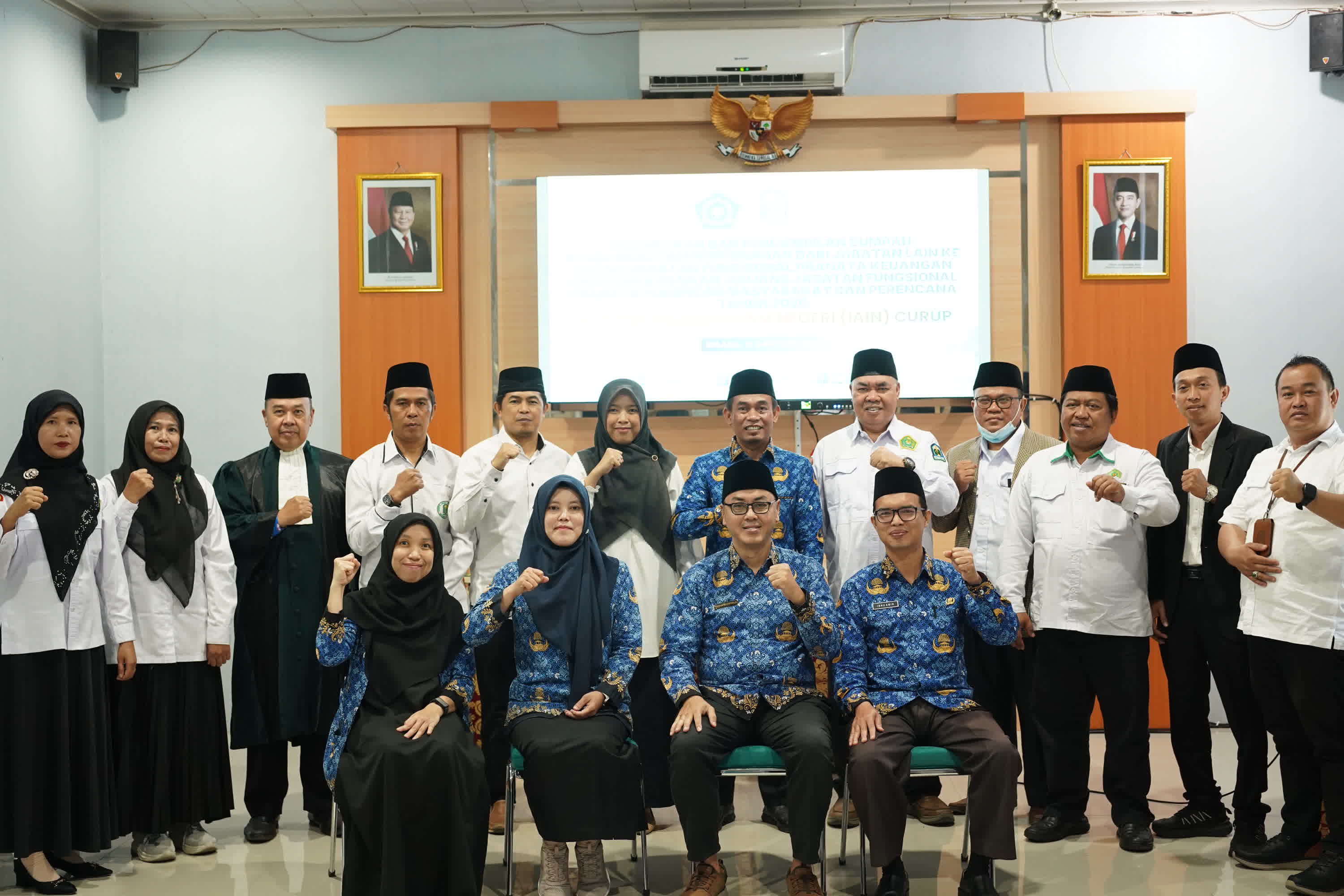 Perkuat Profesionalisme ASN, IAIN Curup Lantik Empat Pejabat Fungsional 
