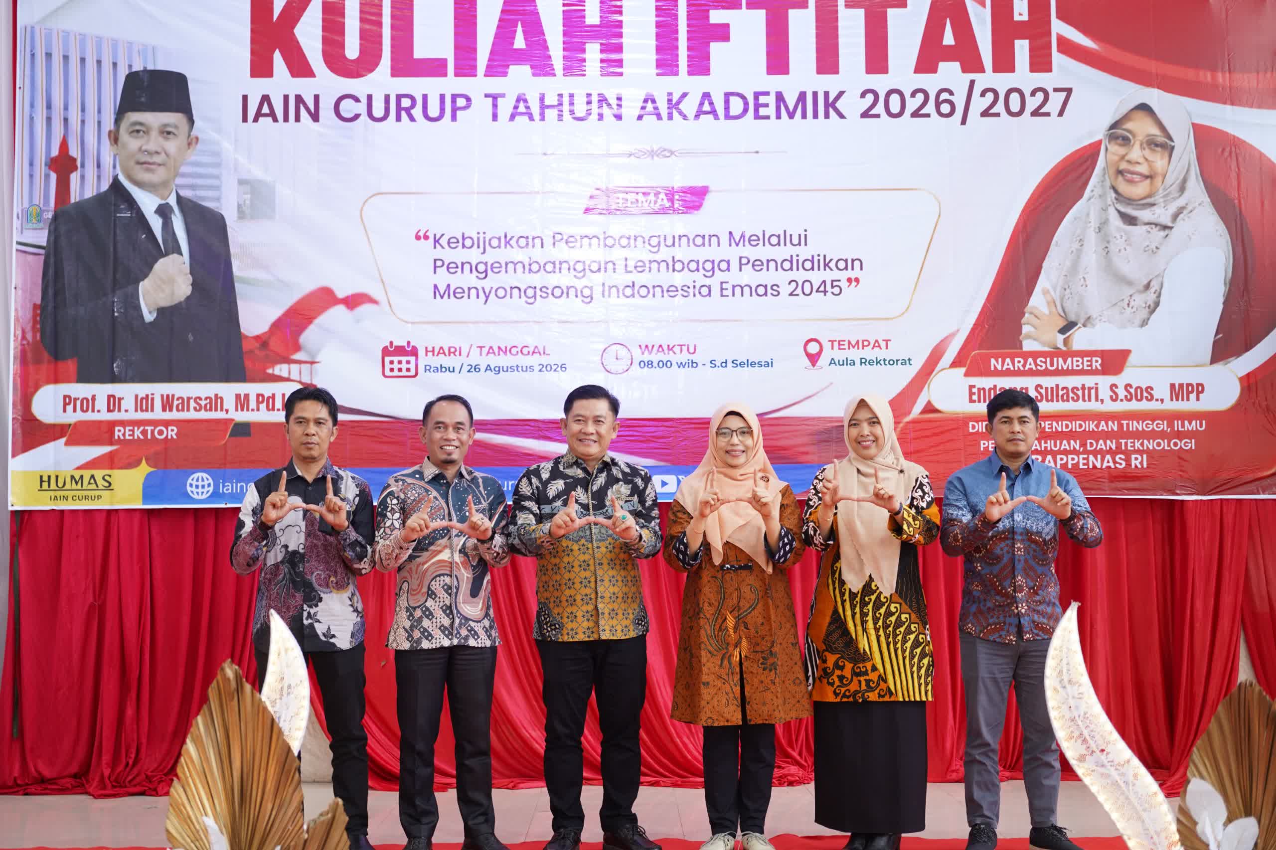 Kuliah Iftitah IAIN Curup 2026: Siapakan Generasi Adaptif dan Berintegritas Menuju Indonesia Emas 2045
