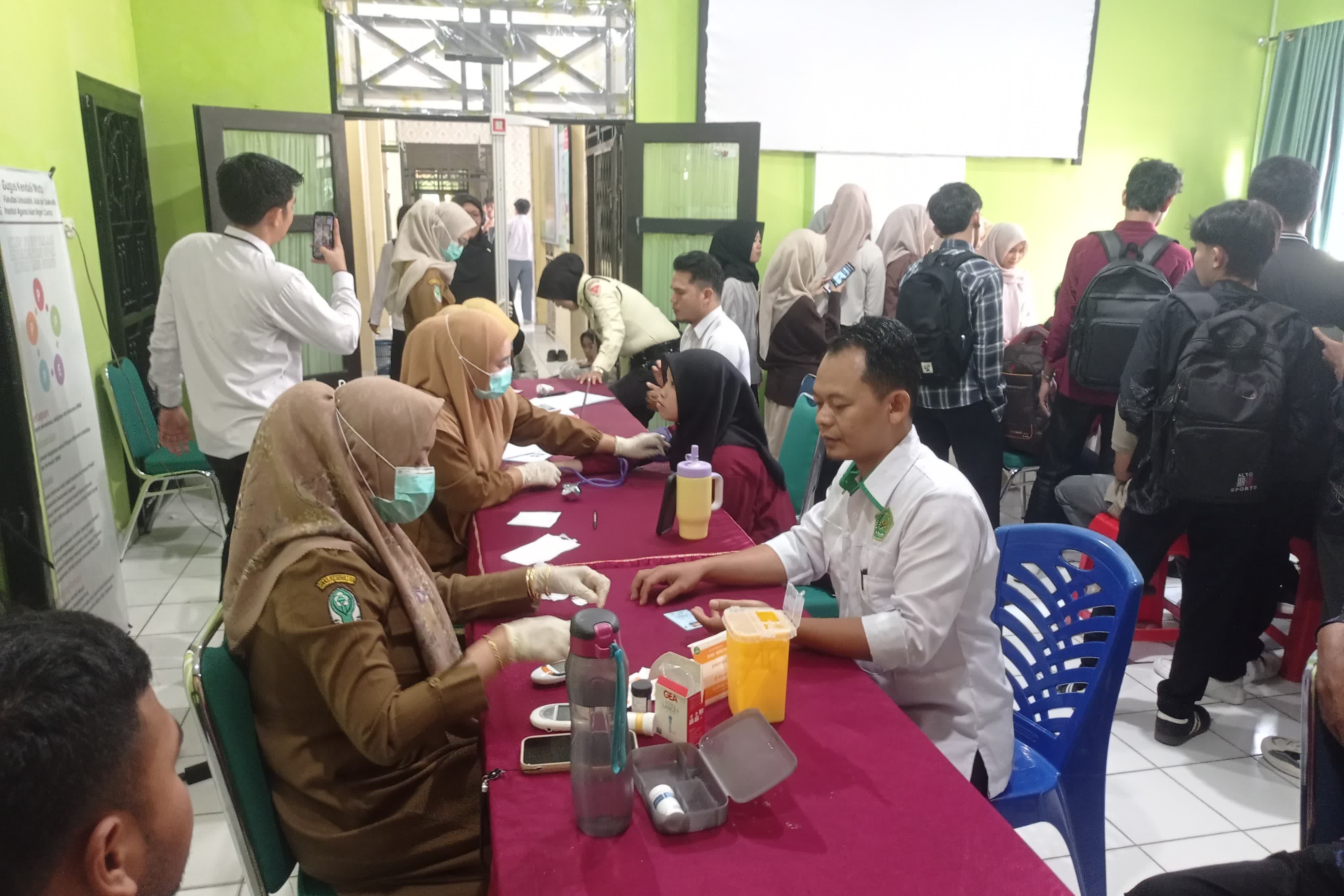 CKG IAIN Curup Ditutup di FUAD, 650 Sivitas Akademika Ikuti Pemeriksaan Kesehatan 