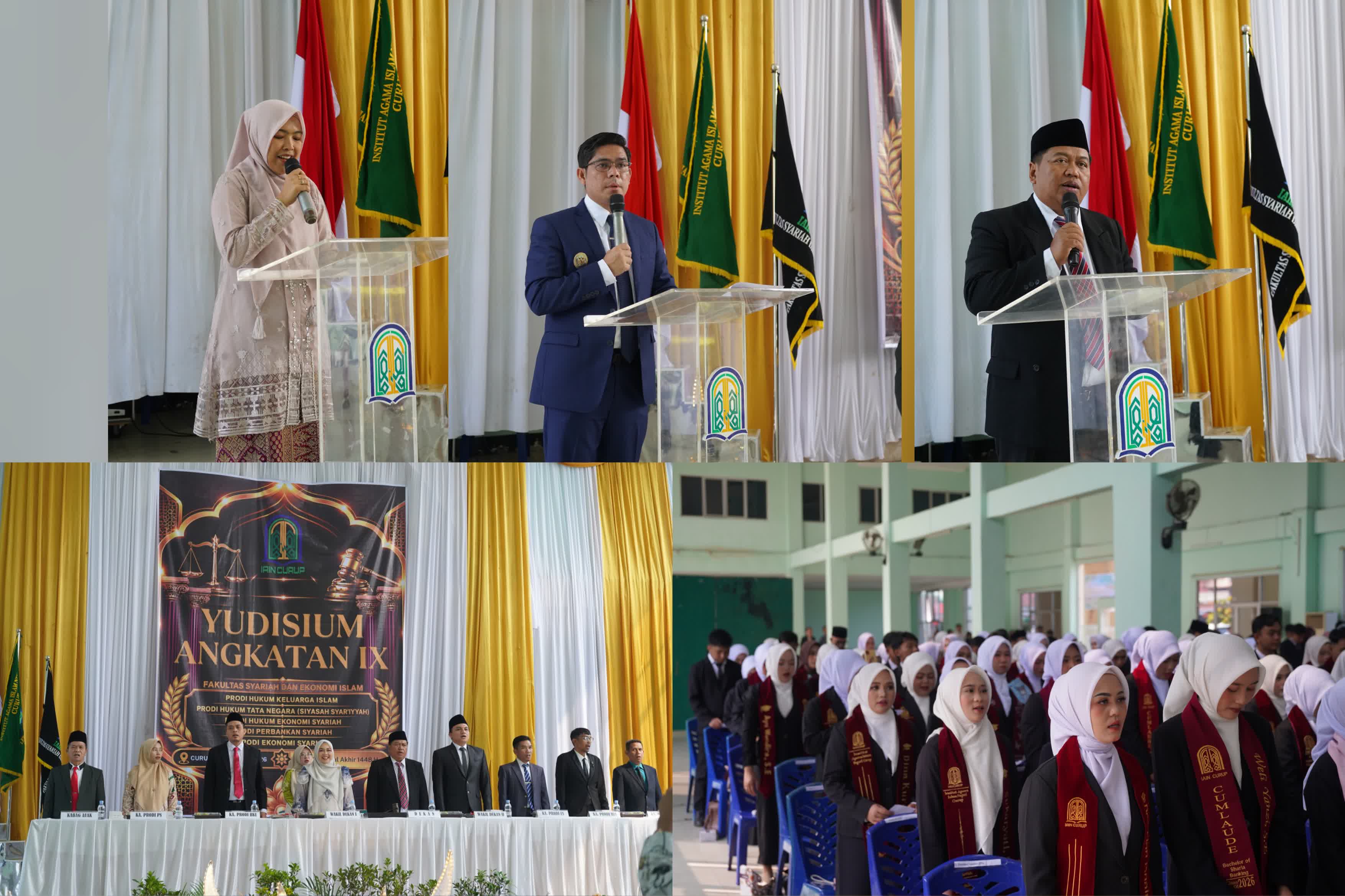 Yudisium 170 Mahasiswa FSEI IAIN Curup, Plt Bupati Rejang Lebong Dorong Lulusan Berintegritas dan Berkontribusi bagi Daerah 
