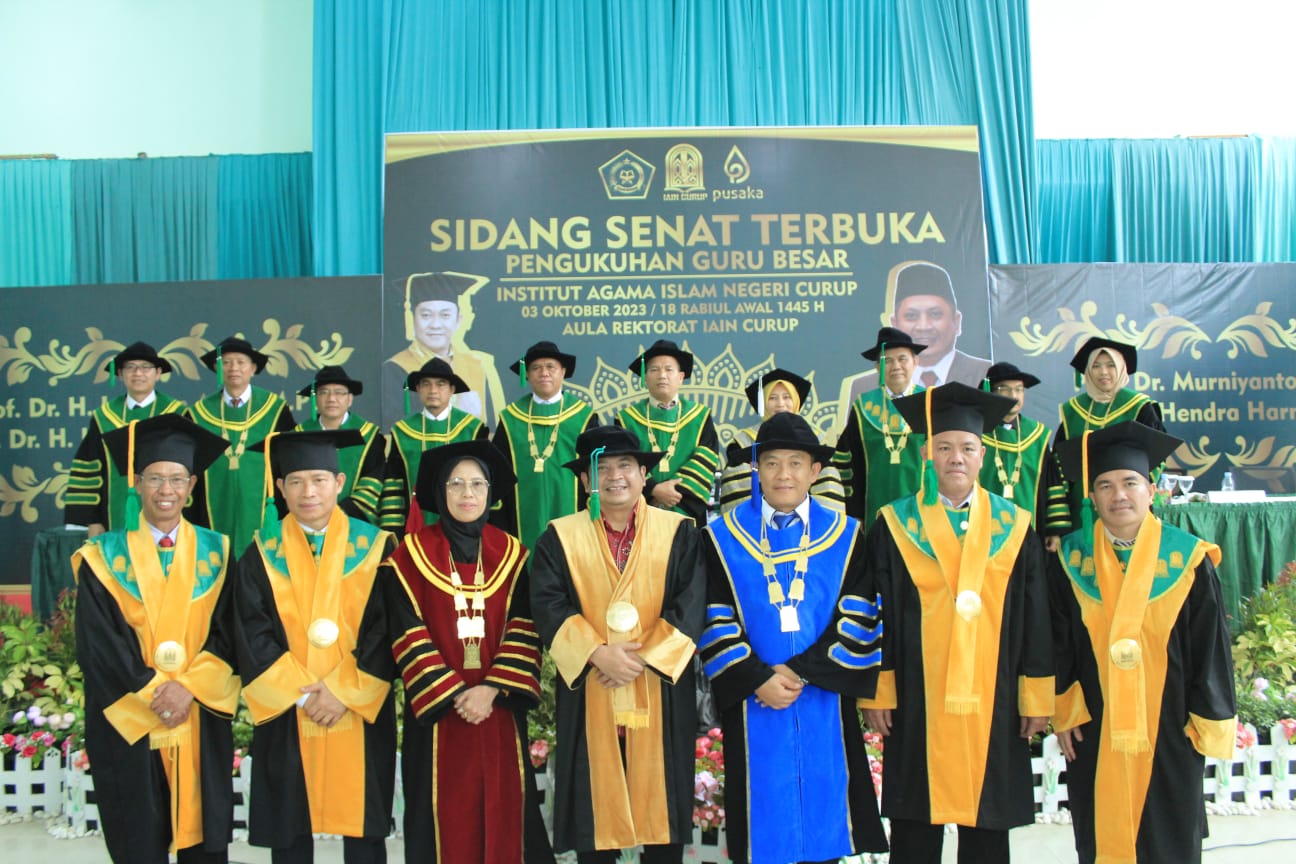 IAIN Curup Gelar Pengukuhan dan Orasi ilmia 4 Guru Besar