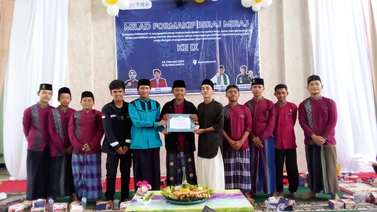 Milad Ke-IX Formadiksi KIP-K IAIN Curup, Ketua Umum Tegaskan Jaga Kekompakan dan Tingkatkan Prestasi