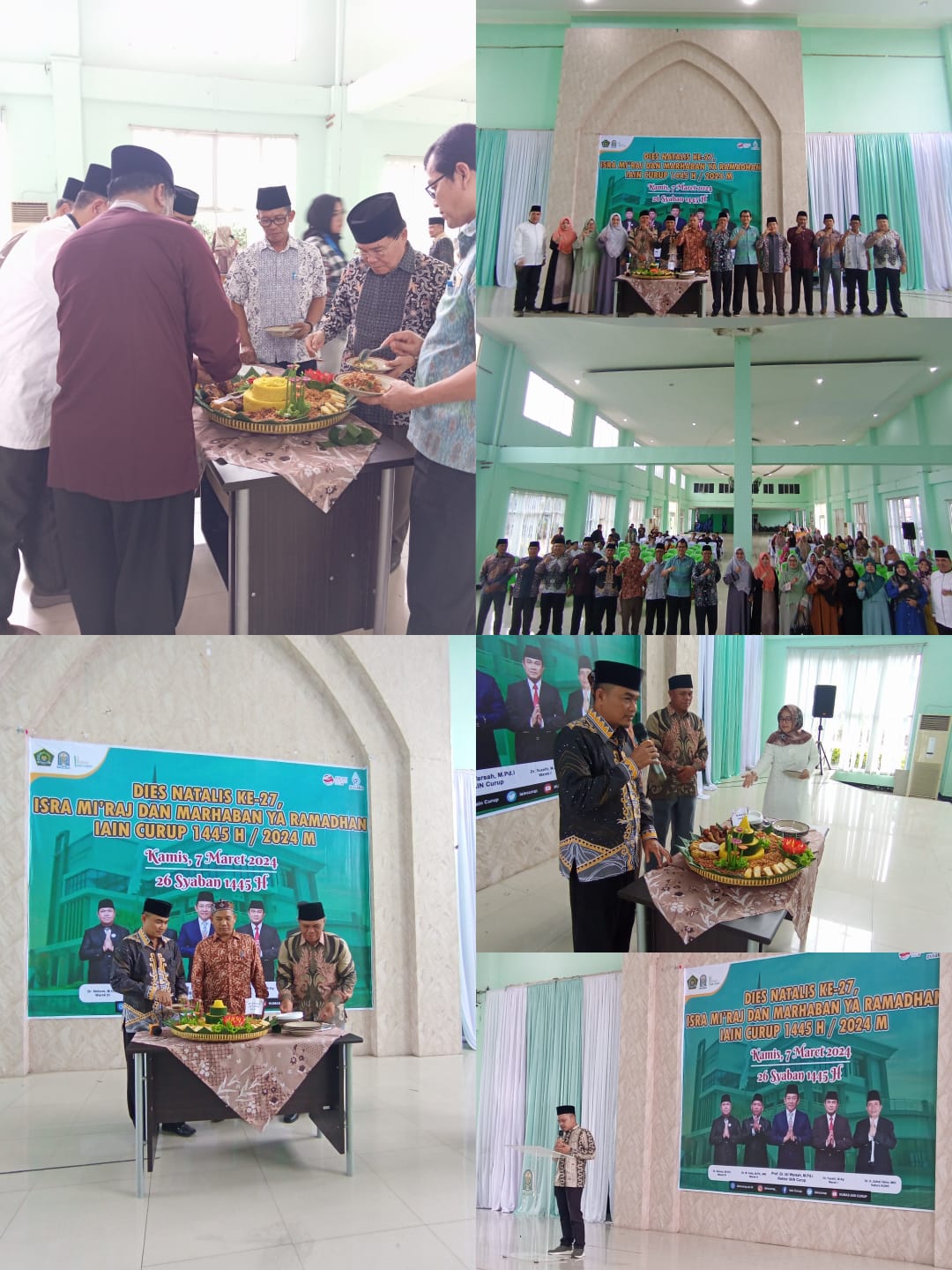 Dies Natalis ke-27 IAIN Curup Diwarnai Isra’ Mi'raj dan Sambutan Bulan Suci Ramadhan 1445 H