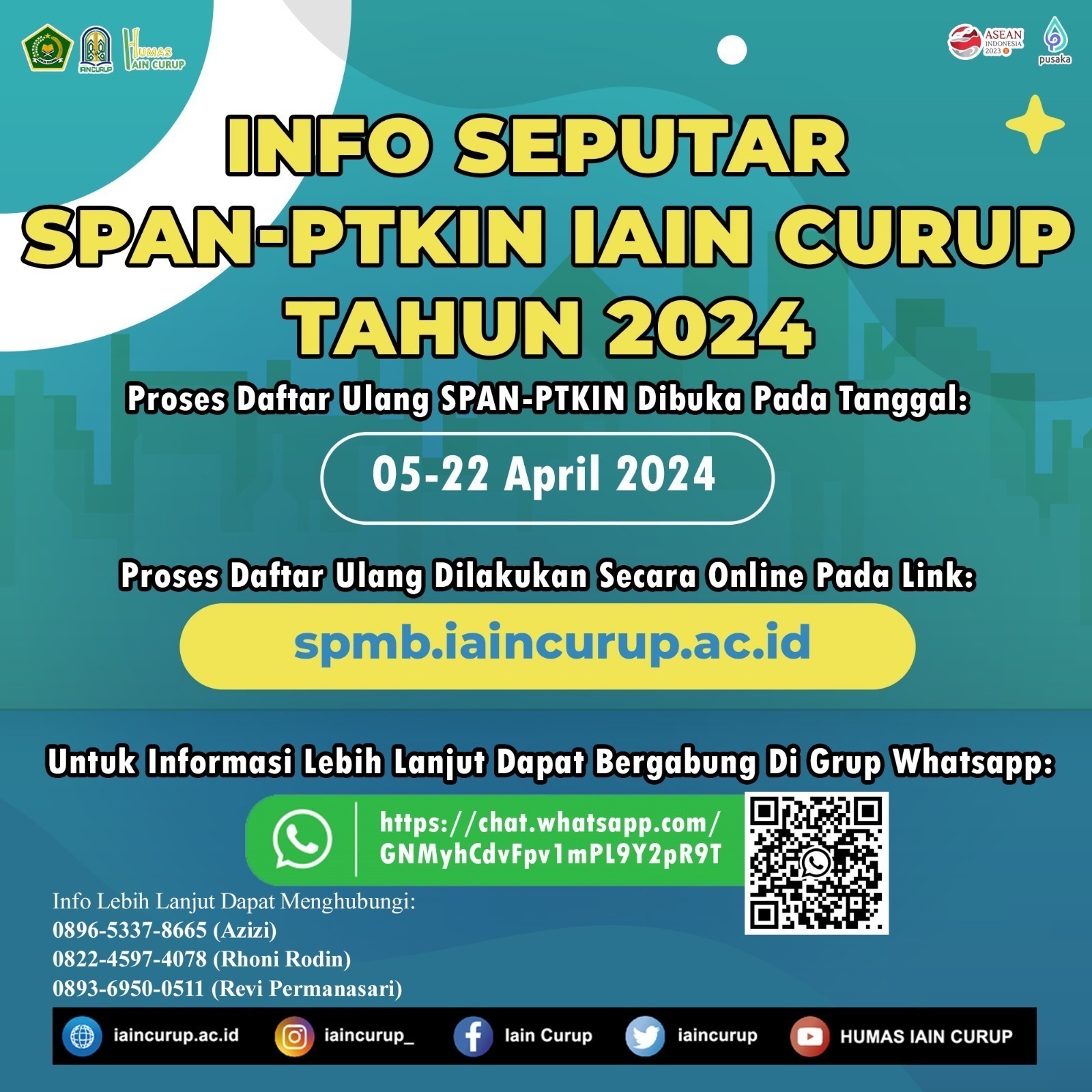 INFO SEPUTAR SPAN-PTKIN: UNTUK MABA SEGERA LAKUKAN REGISTRASI ULANG, BACA SELENGKAPNYA!!!