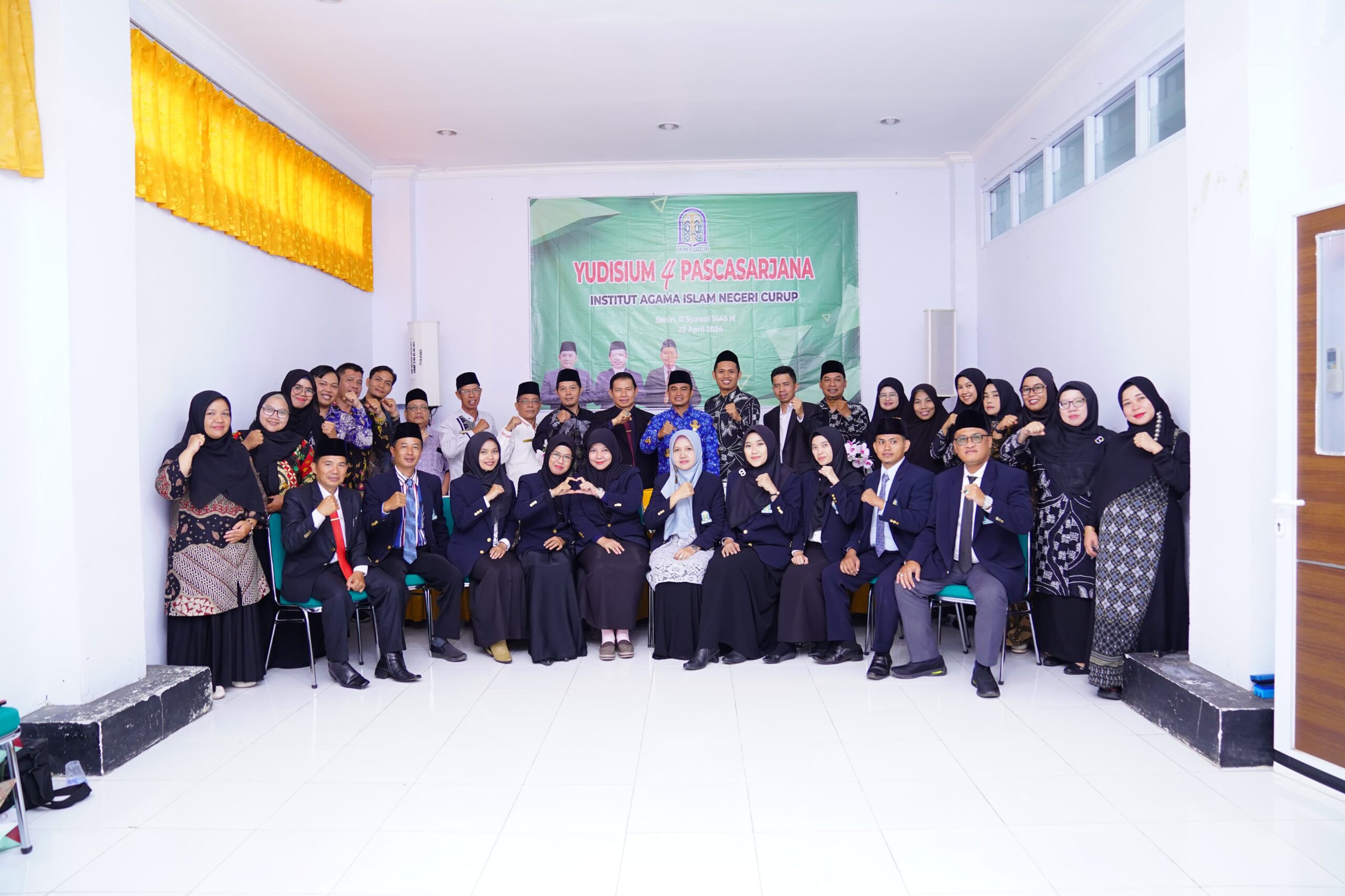 Yudisium Pascasarjana IAIN Curup Angkatan Ke-4: Melepas 12 Magister Baru dengan Sukses