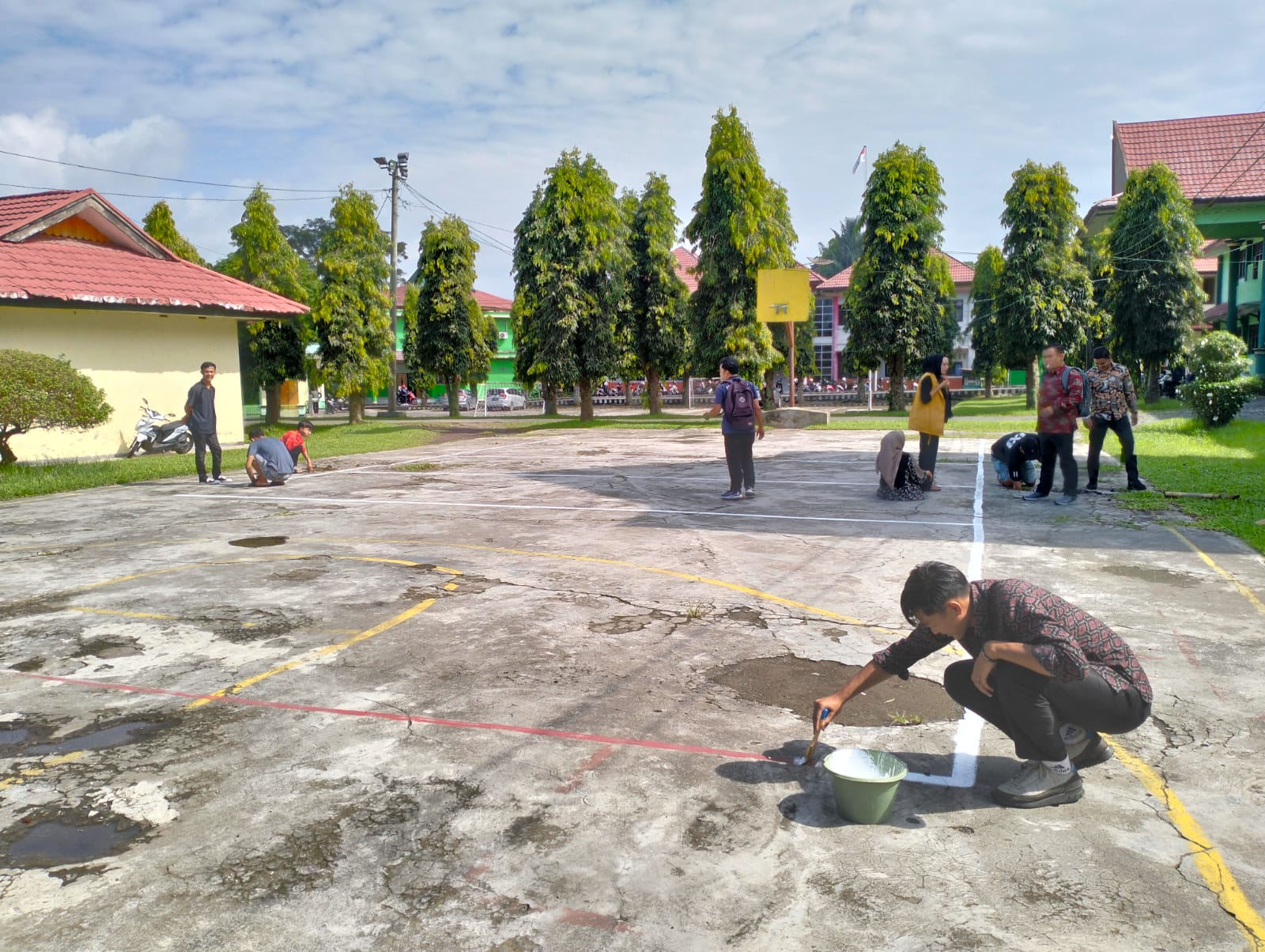 Pembenahan Lapangan Olahraga untuk Meningkatkan Semangat mengembangkan bakat