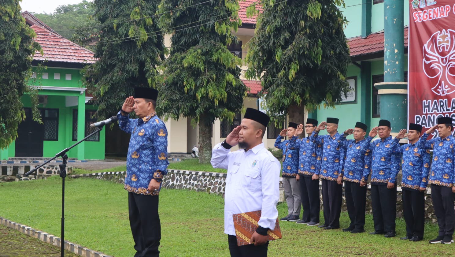 Institut Agama Islam Negeri (IAIN) Curup Gelar Upacara Peringatan Hari Lahir Pancasila Tahun 2024