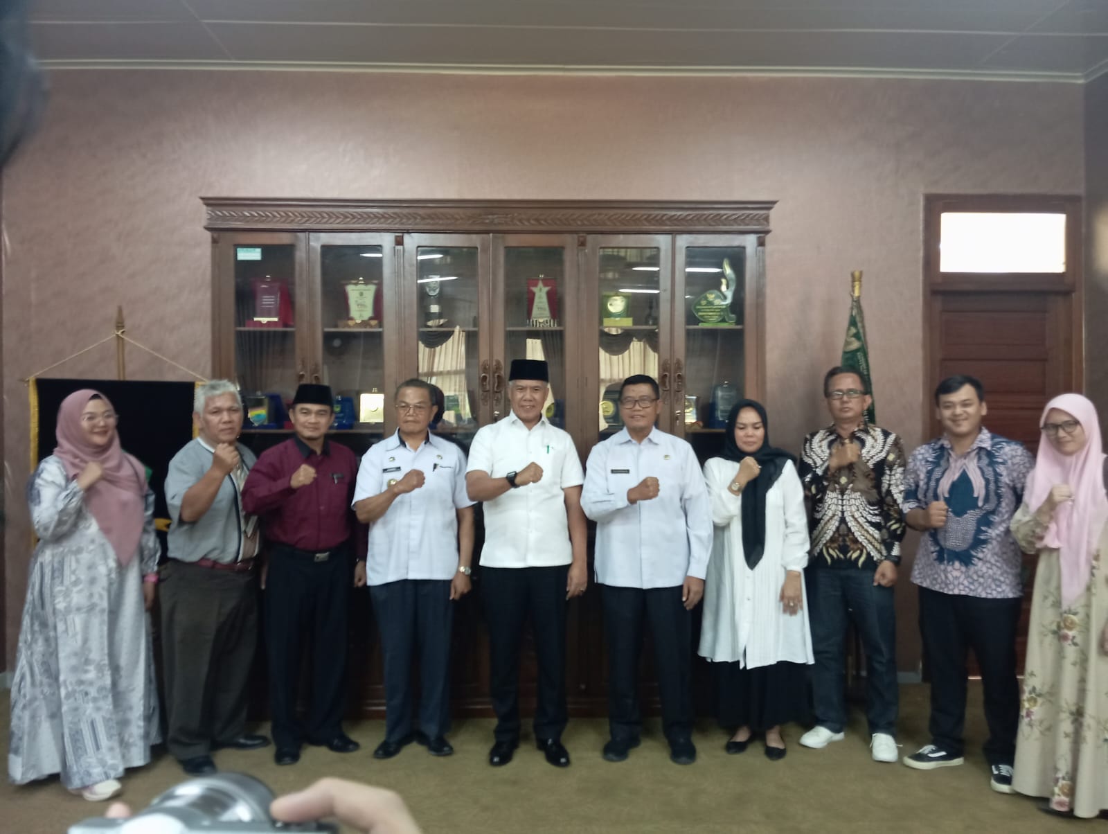 Gelar KKN di Wilayah Rejang Lebong Tahun 2024, Tim LPPM IAIN Curup Kunjungi Bupati