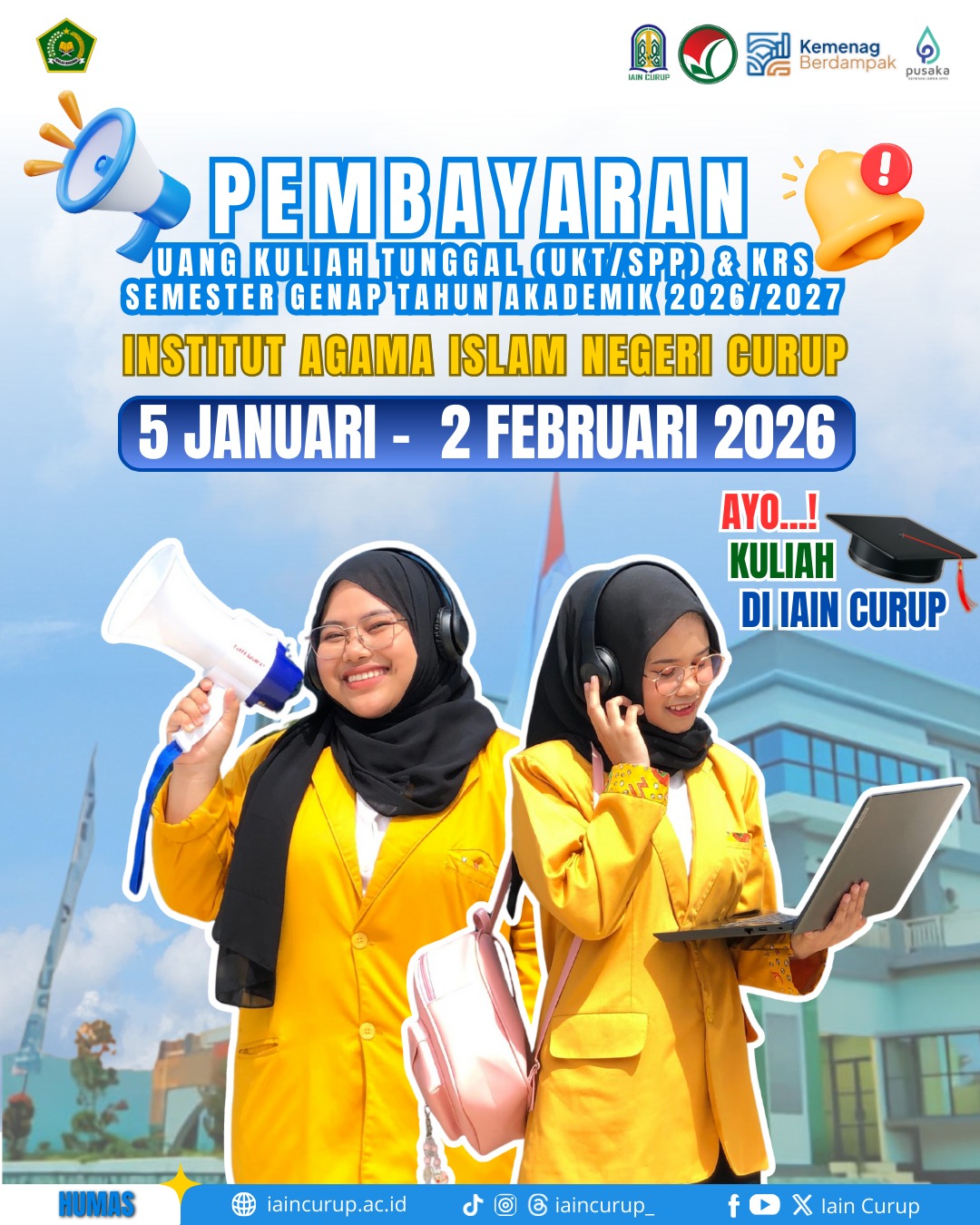PEMBAYARAN UKT TAHUN 2026