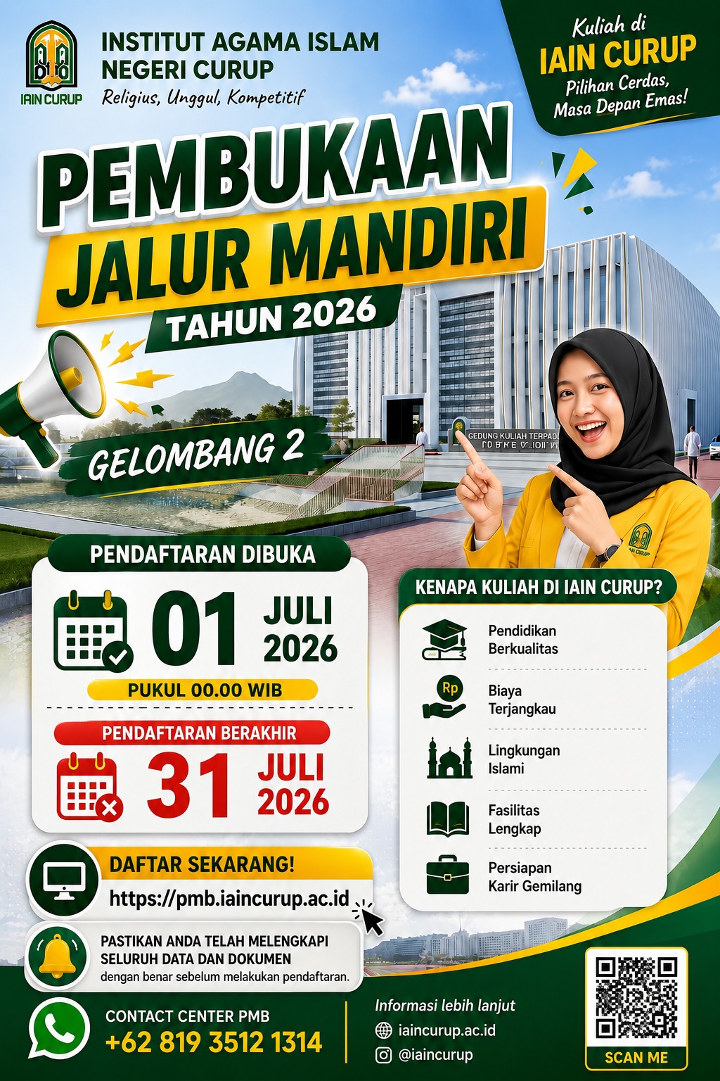PMB JALUR MANDIRI GELOMBANG 2 2026