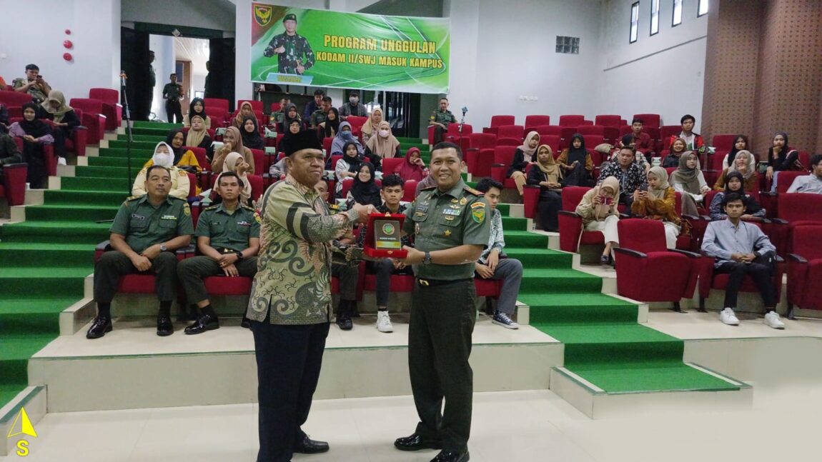 Melalui Program Unggulan Pangdam II/SWJ Masuk Kampus IAIN Curup Tuan Rumah Pertama di Rejang Lebong