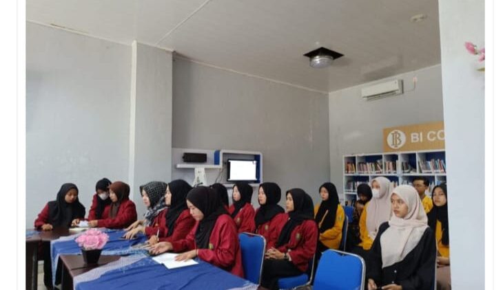 Antusias Mahasiswa Iain Curup mengikuti kegiatan sharing knowledg pojok statistik