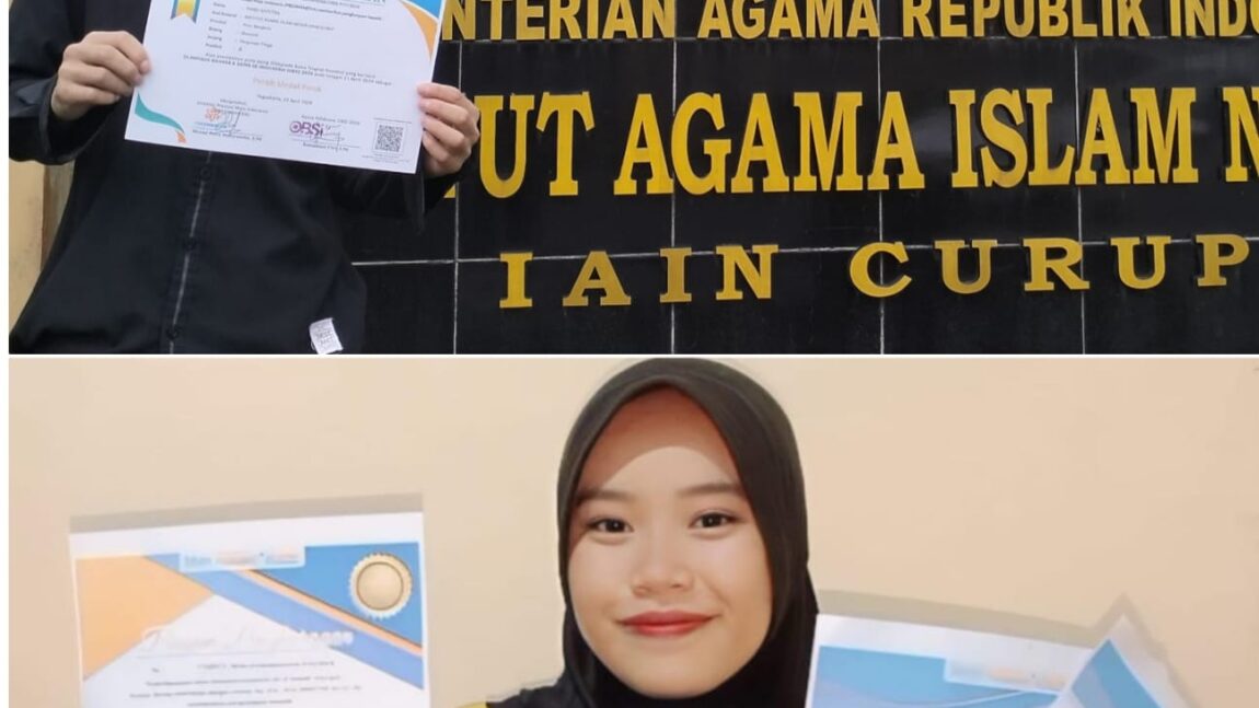 Dua Mahasiswa IAIN Curup Raih Medali di Ajang Nasional OBSI dan KSN 2024