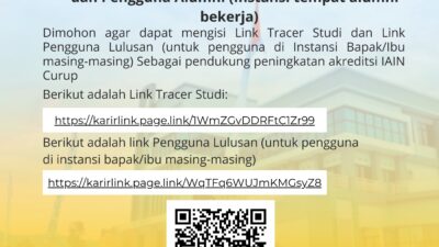 Alumni IAIN Curup Dimohon Isi Tracer Studi dan Survei Pengguna Lulusan