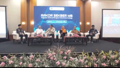 Rakor Sekber PMB K/L; Menag RI Dorong Penguatan Moderasi Beragama dan Dekatkan Ummat dengan Ajaran Agama