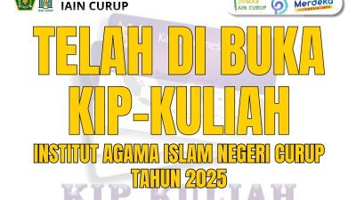 Seleksi Beasiswa KIP-K IAIN Curup Resmi Dibuka untuk Mahasiswa Baru Angkatan 2025, Baca Syarat dan Ketentuannya