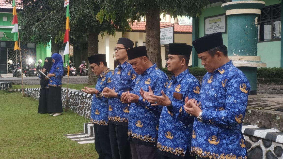 Apel Bulanan IAIN Curup Berjalan Khidmat, Wadek II Fakultas Tarbiyah Sampaikan Sejumlah Amanat Penting
